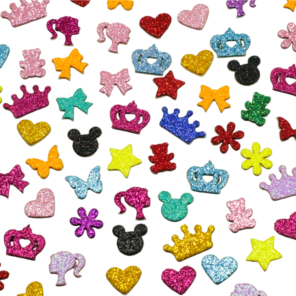 200 Apliques lacinhos adesivos pet shop colantes