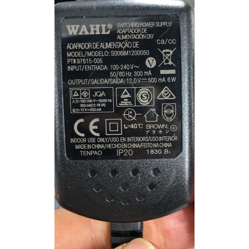 Fonte Com Cabo Wahl Nova voltagem automática (bivolt)