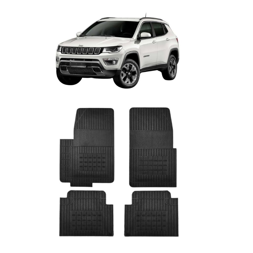 JOGO TAPETE DE BORRACHA COMPASS 12/22 - Car Floor em Oferta na Shopee