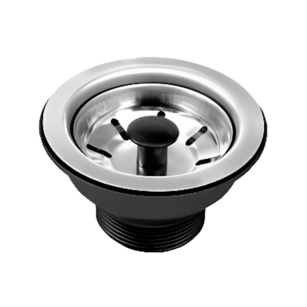 Válvula Americana Inox Cromada Escoamento Pia Cozinha 3.1/2'' Com Cestinha em Oferta na Shopee