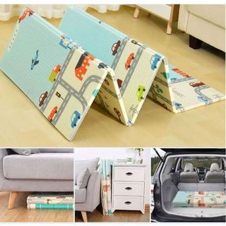 Tapete Infantil Grande Dupla Face Emborrachado Estampas Sortidas Tatame Dobrável Bebe - Envio Agora!