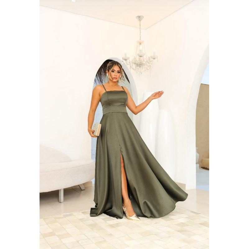 Vestido de festa longo em Oferta na Shopee