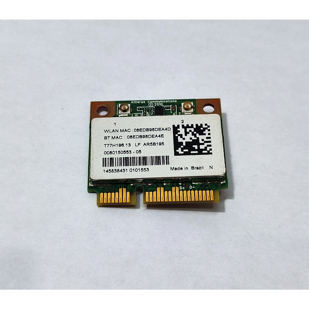 Placa Wifi Wireless Notebook Sony Vaio Pcg-71911x Ar5b195
