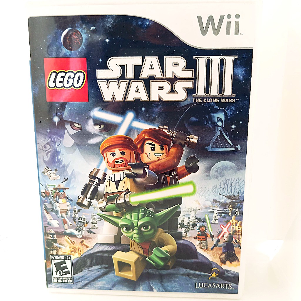 Jogo Lego Star Wars III: A Guerra dos Clones Nintendo Wii Original Mídia Física