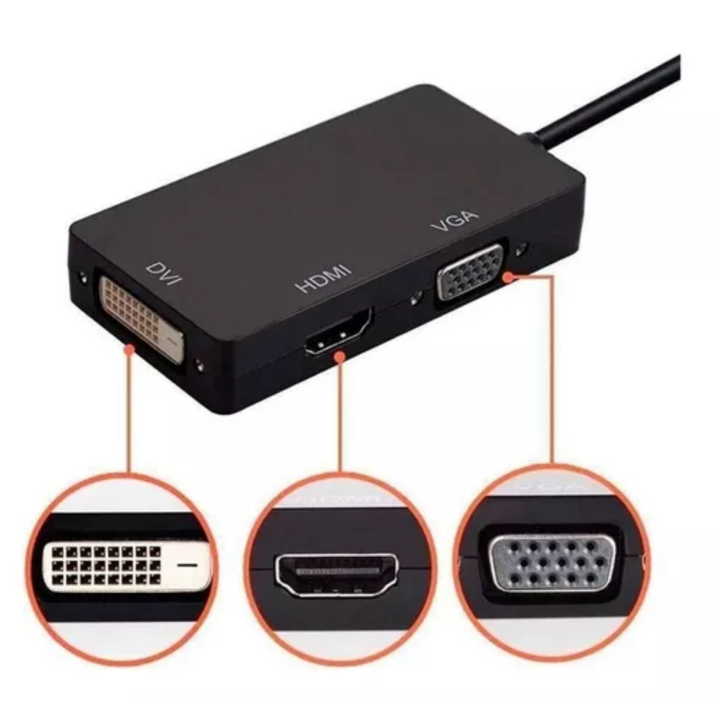 Adaptador DisplayPort para HDMI/VGA/DVI KP-AD110 - Knup
