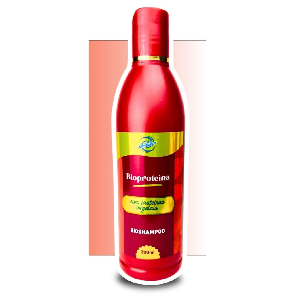 Shampoo Bioproteína Cabelo Bio Fibra e Orgânico Ser Mulher 300ml