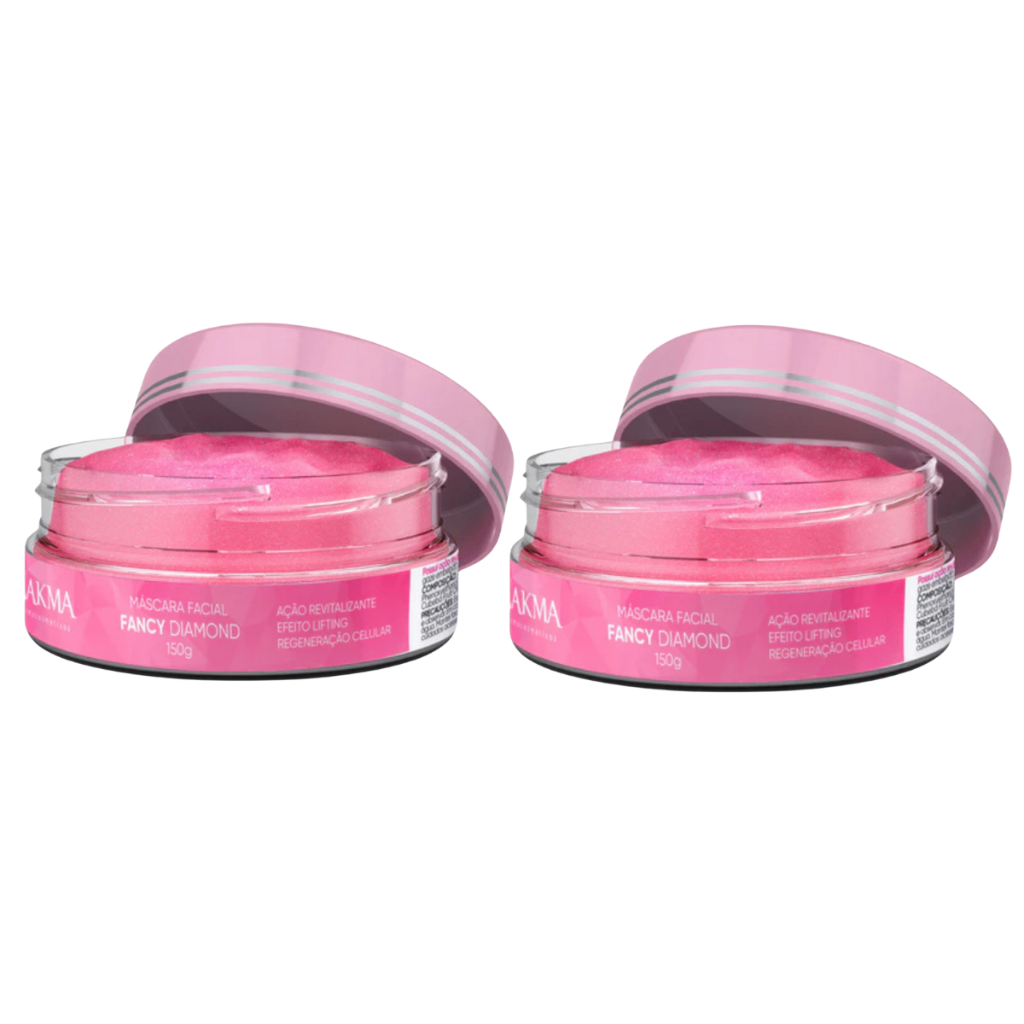 Kit 2 Máscaras Faciais Fancy 150g Cuidados para uma Pele Saudável Lakma