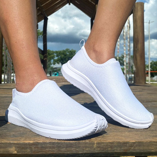Tenis Calce Facil Calceus Meia Slip On Feminino Unissex Academia Corrida Caminhada em Oferta na Shopee