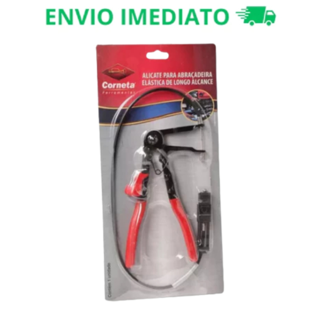 Alicate Profissional para Abraçadeira Elástica Radiador Com Cabo De Aço - Corneta