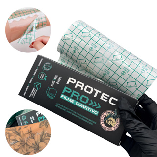 Rolo filme adesivo protetor curativo cicatrizante transparente fino tattoo 10m x 15cm em Oferta na Shopee