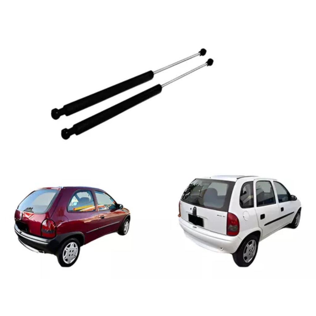 Par De Amortecedor Tampa Porta Mala Corsa Wind Hatch 1994 A 2001 em Oferta na Shopee