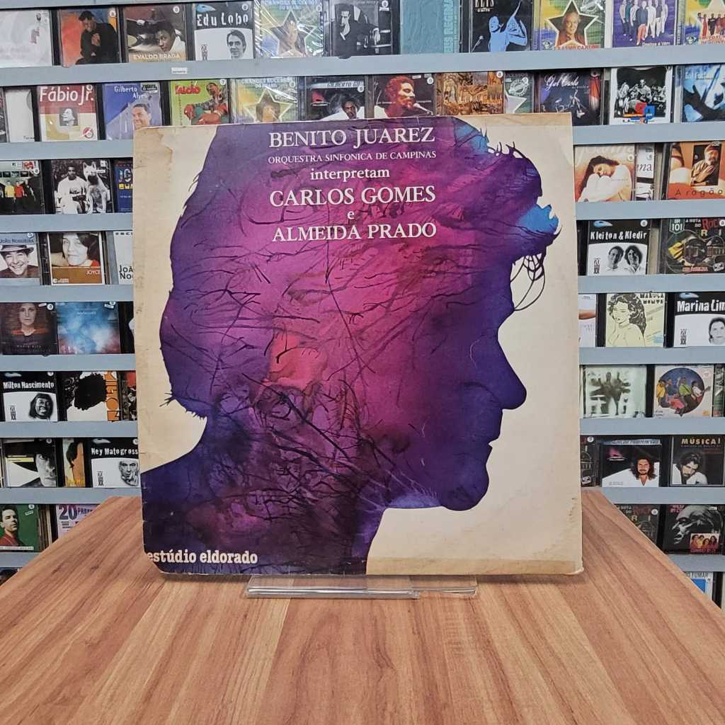 LP VINIL BENITO JUAREZ - ORQUESTRA SINFONICA DE CAMPINAS INTERPRETA CARLOS GOMES E ALMEIDA PRADO