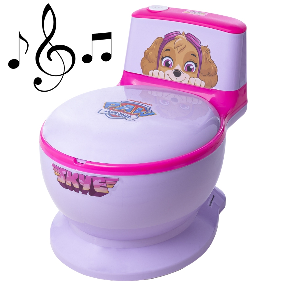 Penico Infantil Privadinha Vaso Sanitário Patrulha Canina Troninho Musical com Som de Descarga