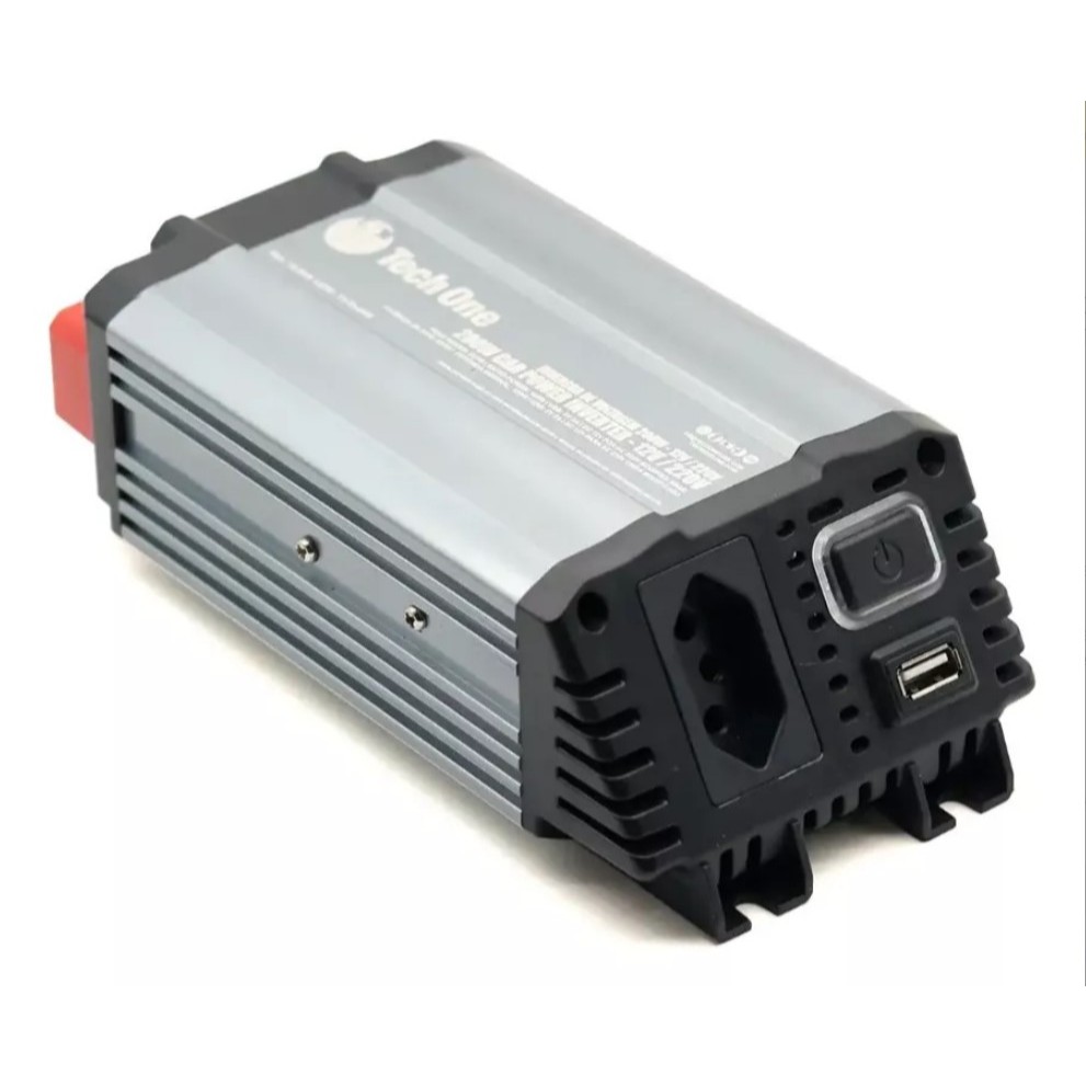 Inversor Tech One 200w 12v Para 220v Conversor Tomada Usb TechOne