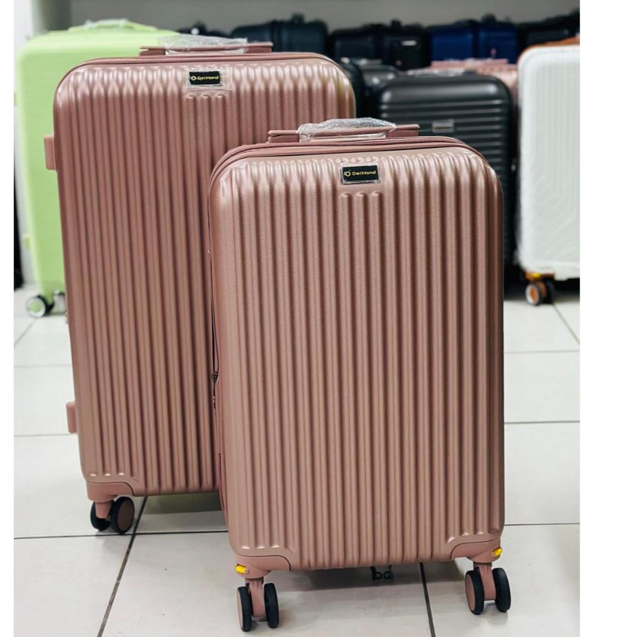 Kit Mala Média 23 Kgs + Mala Grande 35Kgs Para Viagem Style Giratória 360°; Envio Imediato