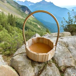 kit c/20 cestas redondas de madeira 18cm em Oferta na Shopee