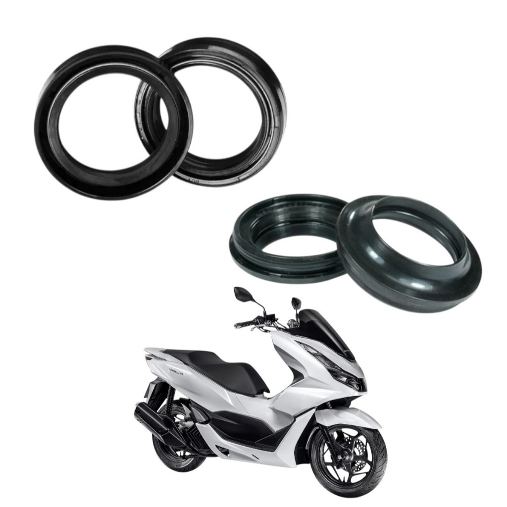 Retentor Bengala + Guarda Pó Pcx150 Pcx160 Adv150 21/25