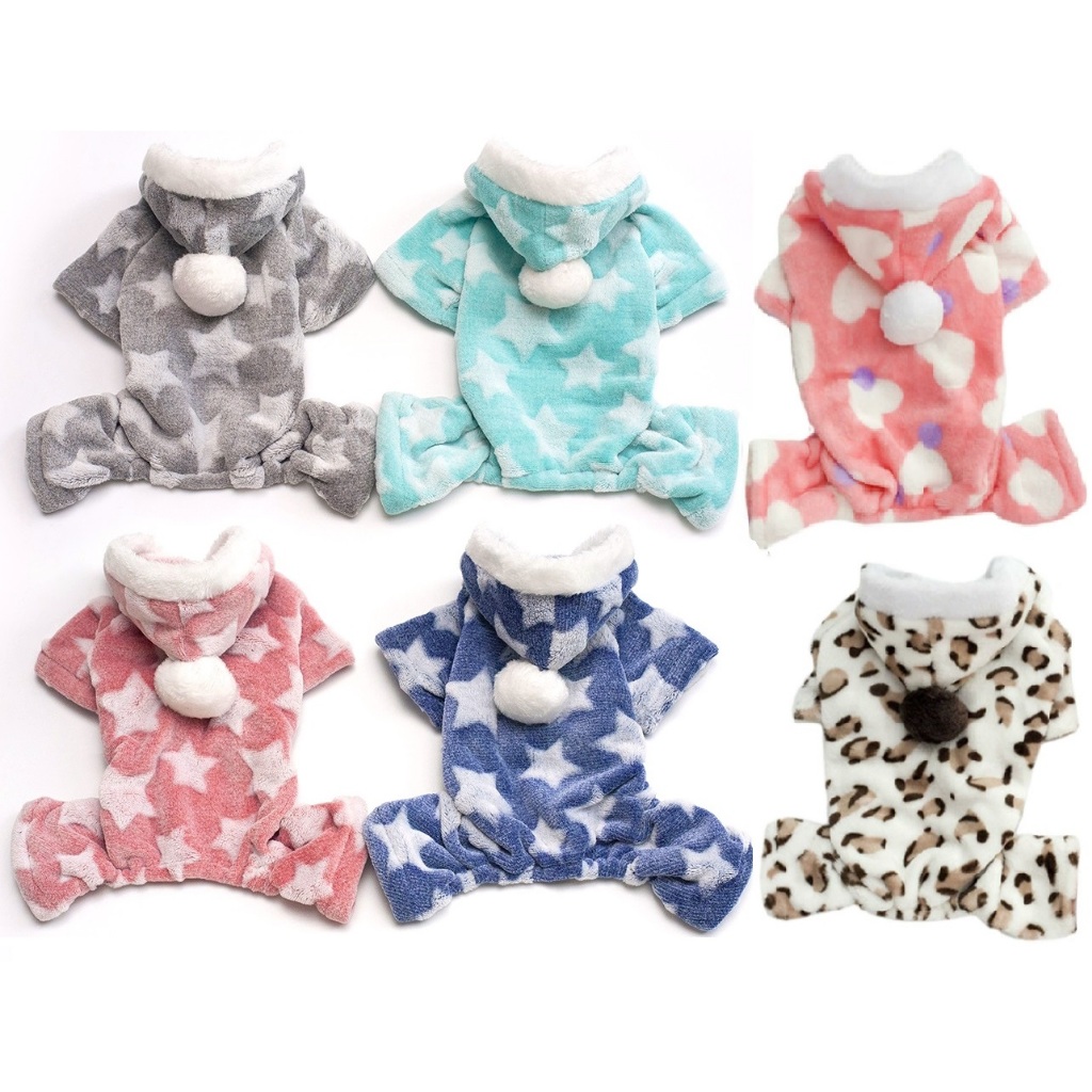 Pijama Pet Roupa Inverno Cães Gatos Frio Pijaminha Luxo Lulu