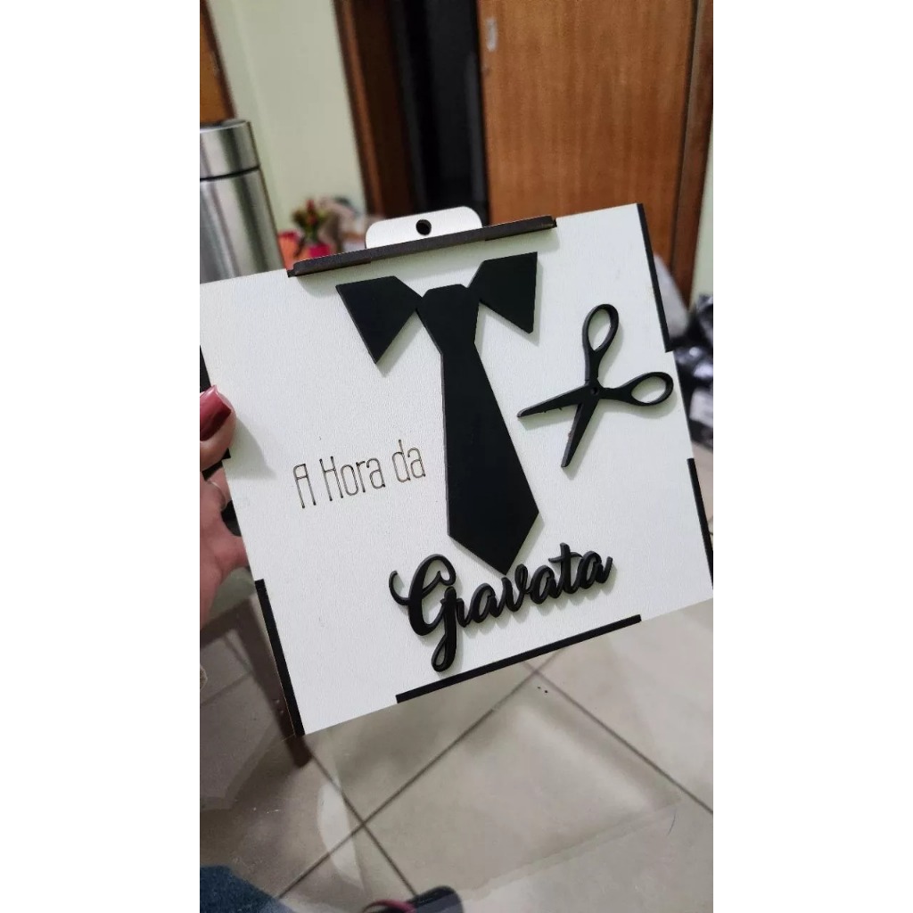 Caixa Hora da Gravata com QR CODE PIX