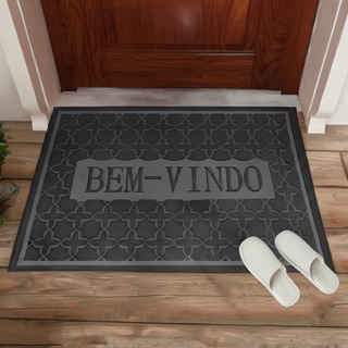 Tapete Bem Vindo Para Porta Entrada Capacho Antiaderrapante Carpete Polipropileno em Oferta na Shopee
