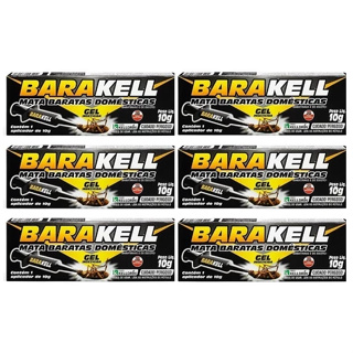 Kit 06 unidades Barakell Anti Barata - Gel para Baratas Kelldrin em Oferta na Shopee