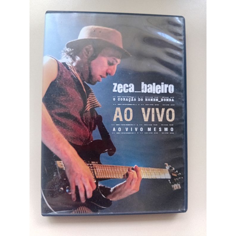 DVD Zeca baleiro o coração do homem bomba ao vivo ótimo estado mídia e capa