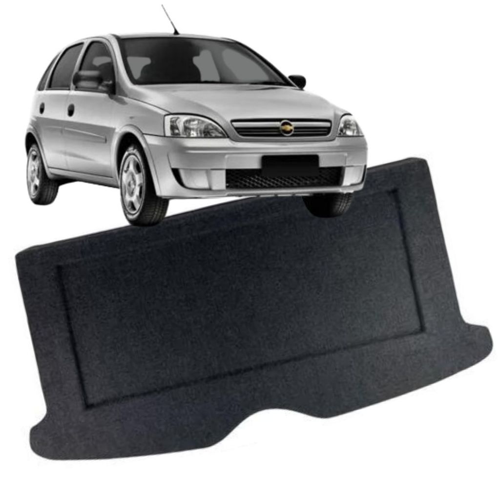 Tampão Traseiro Bagagito Chevrolet Corsa Hatch Moderno Frente Montana 4 Portas Joy Maxx 2004 Até 2012