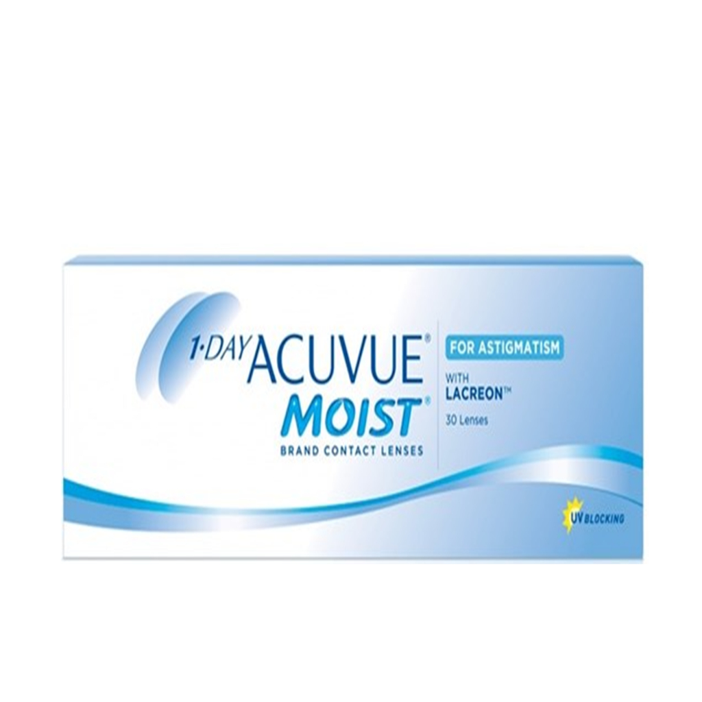 Lentes de Contato 1-Day Acuvue Moist Astigmatism em Oferta na Shopee