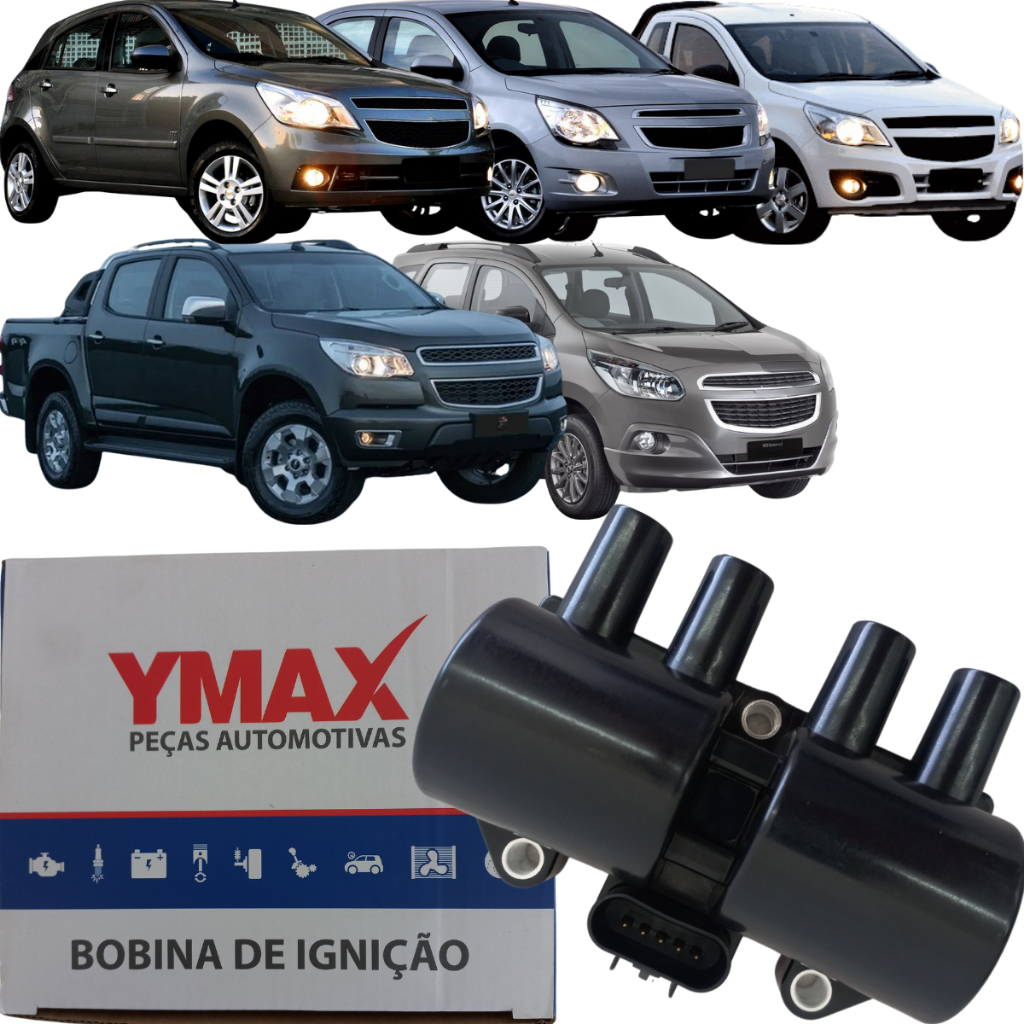 Bobina ignição original Ymax Agile Cobalt Montana S10 Spin