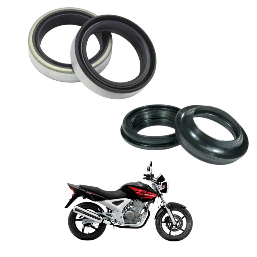 Retentor Bengala + Guarda Pó Cbx250 Twister Cb300r Fazer250