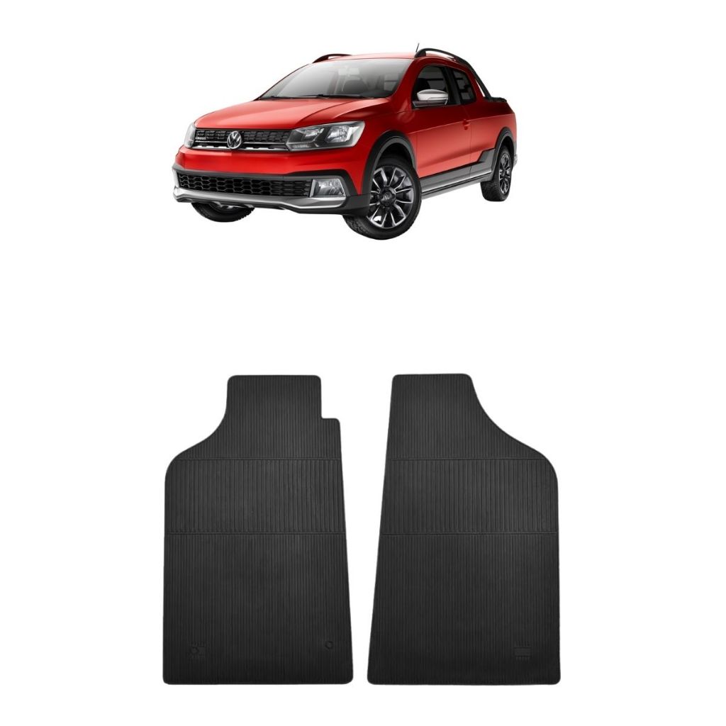 JOGO TAPETE DE BORRACHA SAVEIRO G7 19/22 - Car Floor em Oferta na Shopee