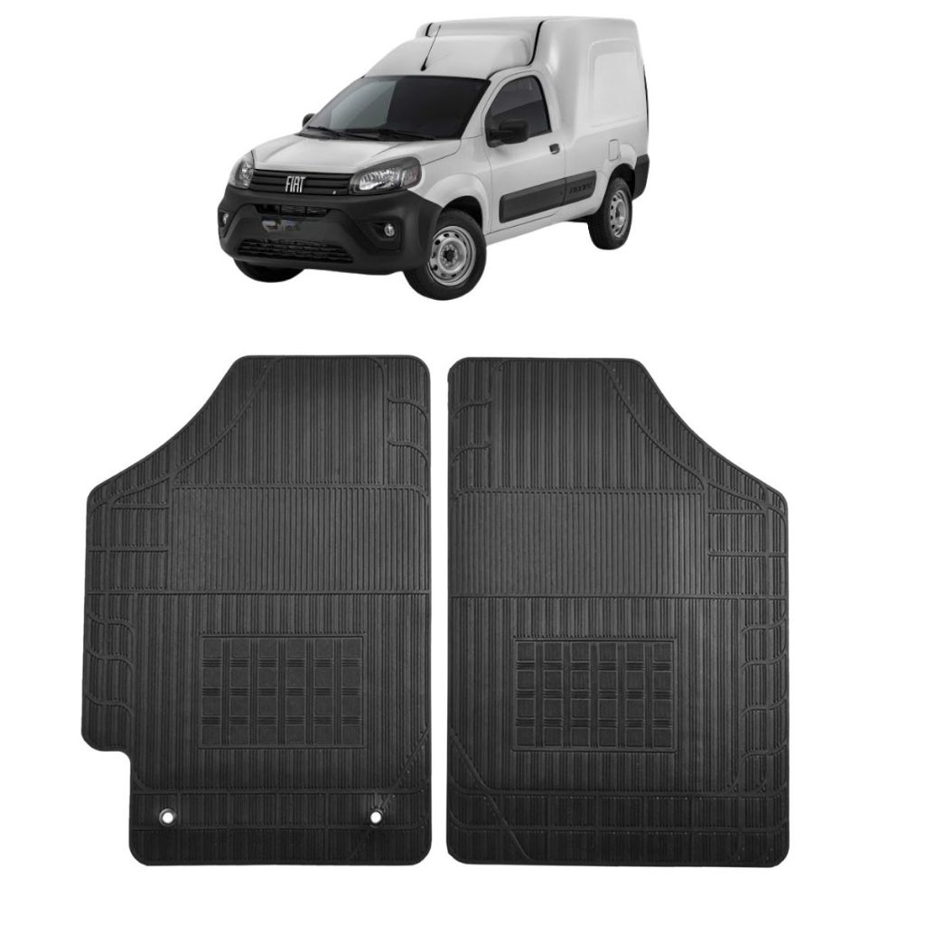 JOGO TAPETE DE BORRACHA FIORINO 2019 até 2023 - Car Floor em Oferta na Shopee