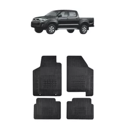 JOGO TAPETE DE BORRACHA HILUX 2010 a 2015 - Car Floor 4 peças