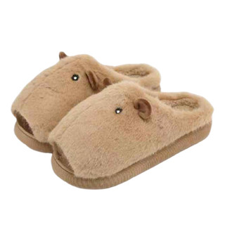 Sapato/Chinelo pantufa CAPIVARA com pelo inverno adulto/PU25-66