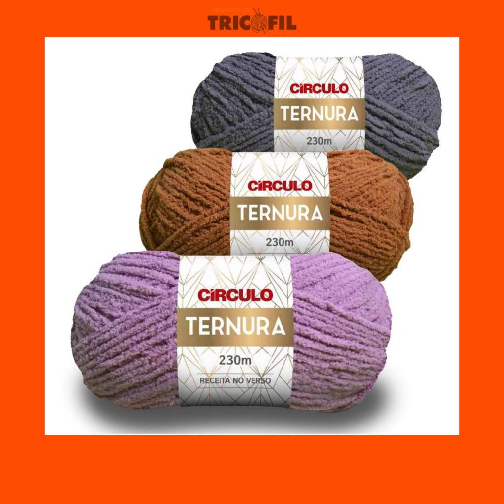 Lã Fio Ternura Círculo - 100g | Crochê Tricô Amigurumi