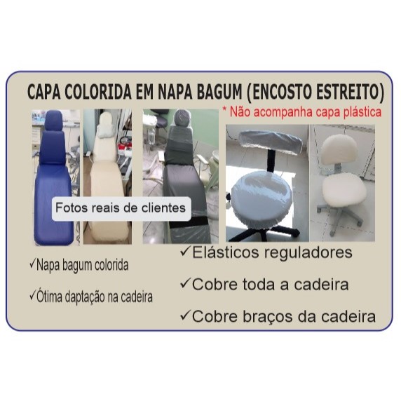 Capa Para Cadeira Odontológica Em Couro Sintético, Equipos Antigos, Gnatus Landus, Kavo: Amadeus, Unik, Aqia