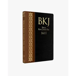 Bíblia King James 1611 UltraFina Ampliada(Grande) - Marrom e Preta