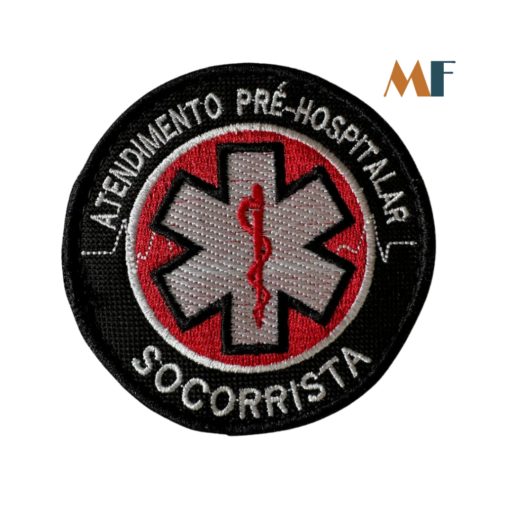 Patch bordado Atendimento Pré-Hospitalar