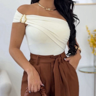 body feminino fivela orgânica tendência verão 2025 moda gringa casual elegante