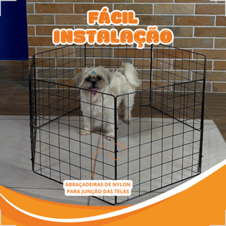 Cercado Para Animais 40x40 Ideal Cachorro Tartaruga Coelho Segurança Casa Promoção em Oferta na Shopee
