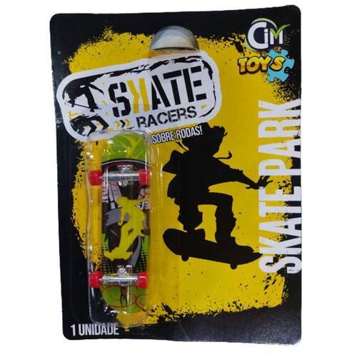 Skate de dedo radical colorido com eixo cromado (escolha seu kit )