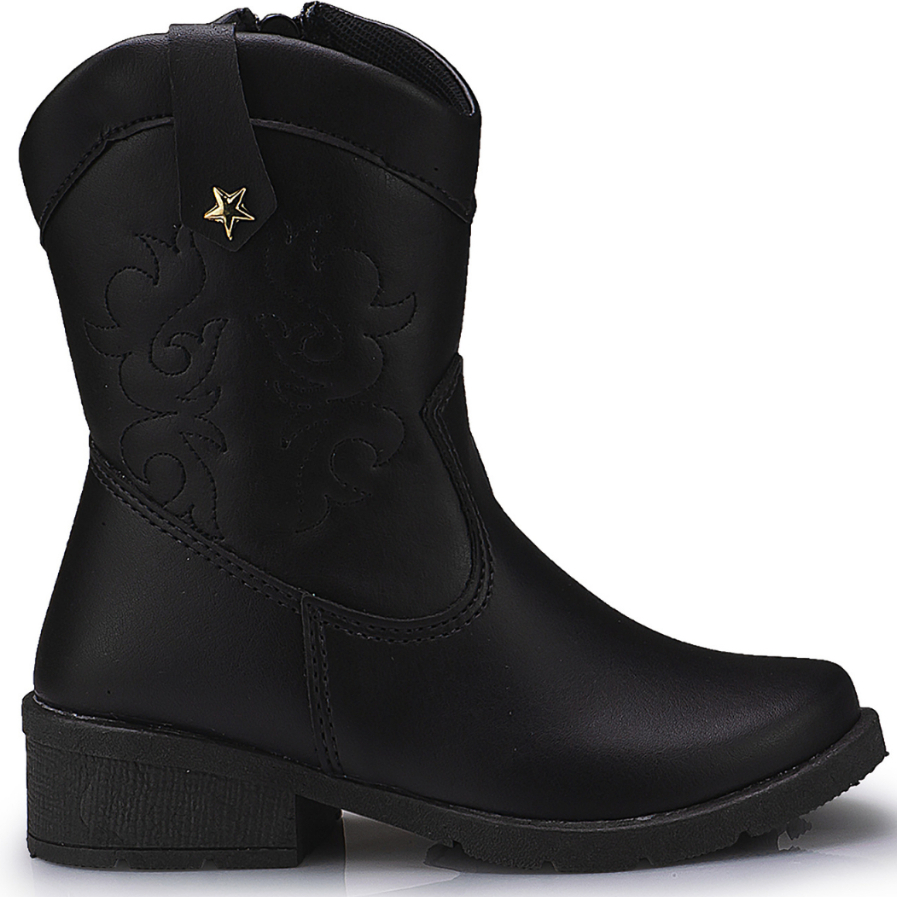 Bota Infantil Texana Menina Super Confortável e Estilosa Lançamento