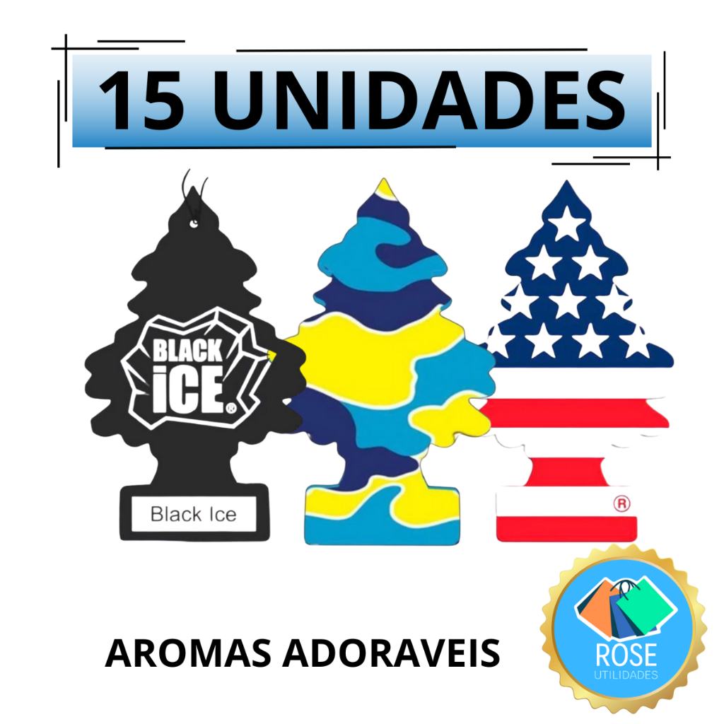 Kit 15 Unidades De Cheirinhos Aromatizantes Para Carro Pinheiro Ambiente ORIGINAL