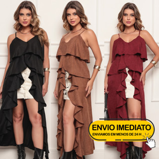 Blusa Feminina Bata Longa