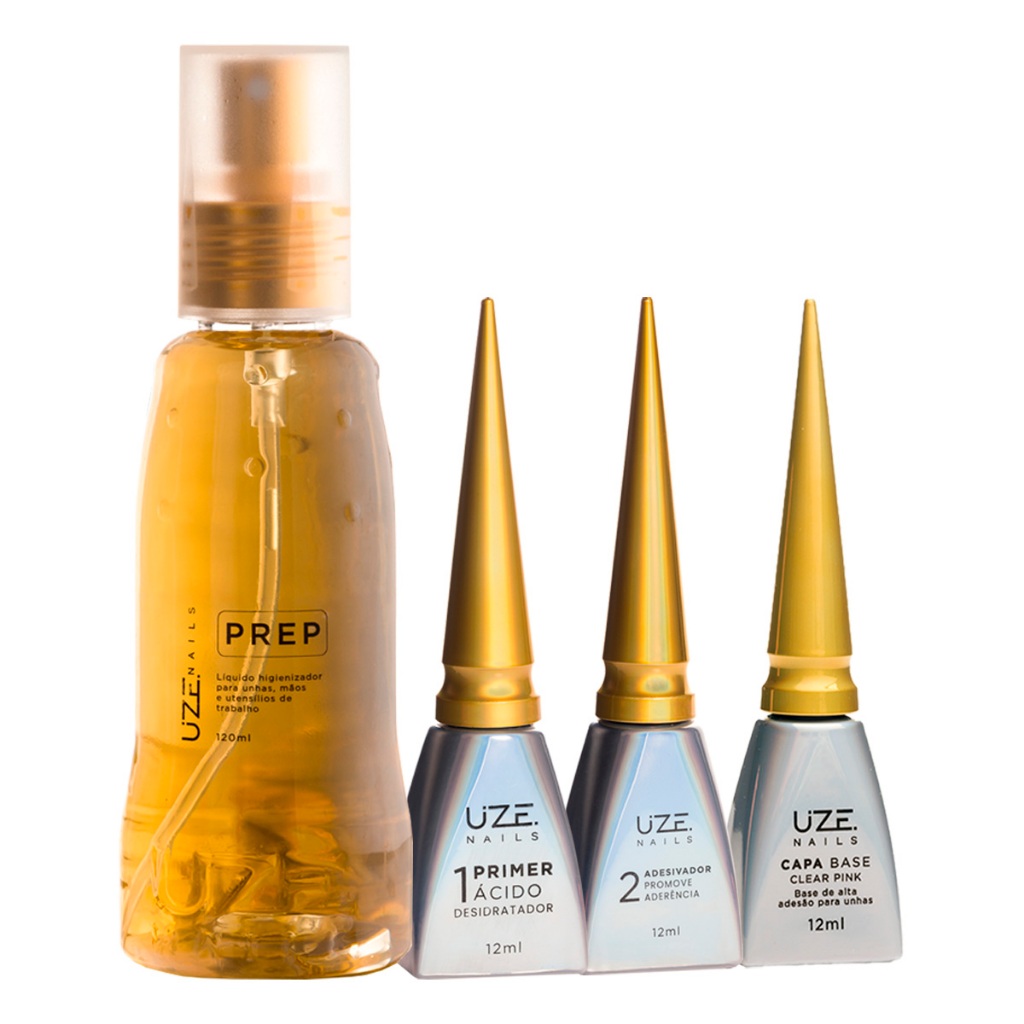 Preparadores De Unha Uze Nails - Prep Primer Adesivador Ácido Gel Base ( cor á escolher )
