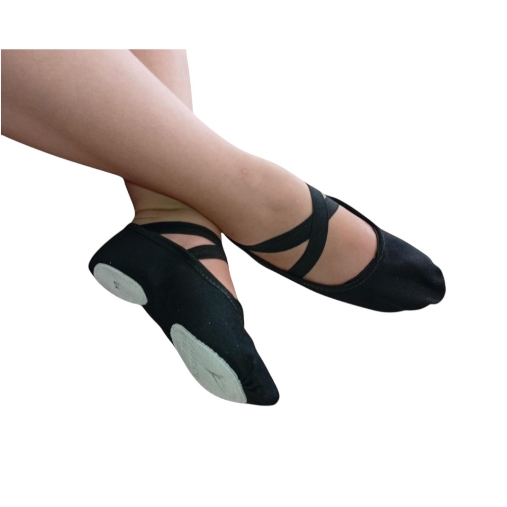 Sapatilha Ballet Tecido Lona Com Elastico Duplo X Infantil Adulto Rosa Bege Preto Salmão Branco em Oferta na Shopee