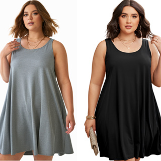 Kit Vestido Alcinha Feminino Plus Size Liso Verão Moda Blogueira em Oferta na Shopee