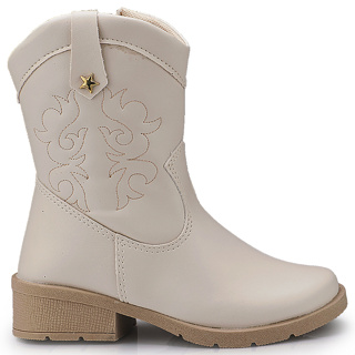 Bota Infantil Texana Menina Super Confortável e Estilosa Lançamento em Oferta na Shopee