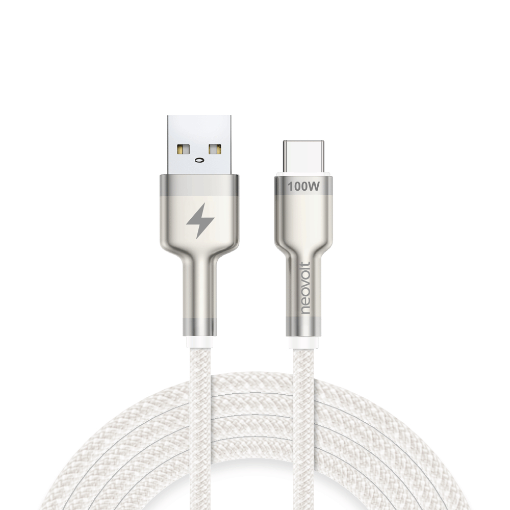 Cabo Carregador Turbo Neovolt Tipo-C USB-C para iPhone 15 e 16, Samsung, Motorol