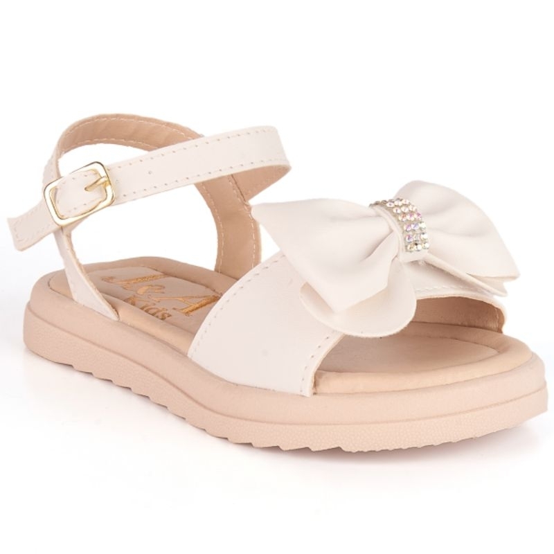 Sandália Infantil Menina Bebe Laço Strass Antiderrapante Festa Casual Sandália Infantil Menina Bebe Laço Strass Antiderrapante Festa Casual